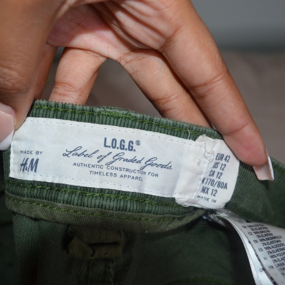 Green Corduroy Pants - Picture 2 of 6